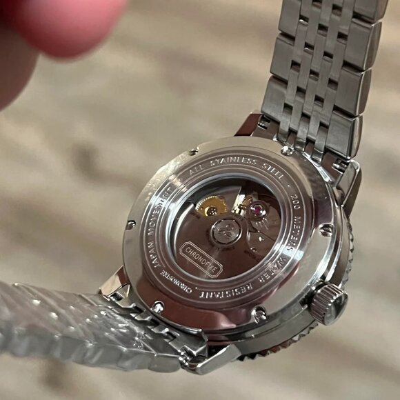 Chronofixe Flight 1952 (CFX-011) Watch - White Dial/Silver Bracelet - Picture 4 of 5